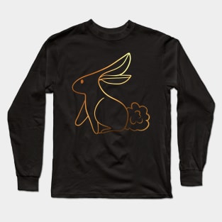 Bunny Pattern Long Sleeve T-Shirt